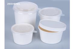 China Disposable Microwavable Soup Paper Bowl Custom Printing Food Packing Container supplier