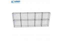 China 5mm Mesh Welded Wire Gabion Baskets Retaining Wall Design For Stone supplier