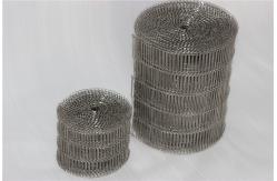 China Chocolate Enrober Wire Mesh Conveyor Belt Stainless Steel Metal Smooth Surface supplier