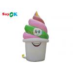 Customized 5m  Inflatable Ice Cream Model For Festival Outdoor Advertising for sale