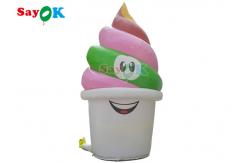 China Customized 5m  Inflatable Ice Cream Model For Festival Outdoor Advertising supplier