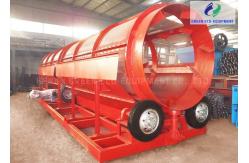 China Shaftless Rotary Trommel Screen Machine For Woodchips / Compost / Urban Waste supplier