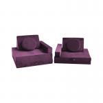 OEKO-TEX 10PCS Kids Play Sofa Modular Foam Couch OEM ODM OBM