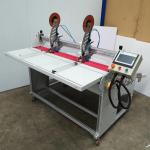 PLC Adhesive Tape Applicator Machine For Kraft Paper And PVC Board for sale