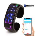 Bluetooth Remote Control LED Bracelet App Programe Text Pattern for sale