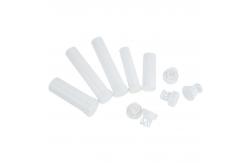 China Customized PP Material Effervescent Tablet Tube for White Vitamin C Tablets Packaging supplier