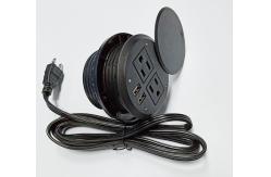 China Home Creative Desktop Wall Power Socket US Standard With USB Interface supplier