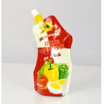 VMPET Stand Up Plastic Juice Liquid Packaging Pouch 8.5-33mm Diameter With Spout Top for sale