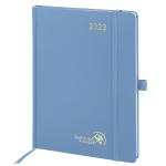 80GSM Two Page Weekly Planner Calendar 2023 Hard Leatherette Cover for sale
