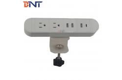 China ABS Clamp Table Multifunctional Desktop Power Outlet supplier