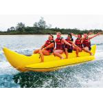 Aqua Park Towable Inflatables , 3 - 5 persong Inflatable Flying Banana Boat for sale