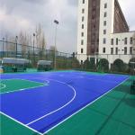Modular Plastic Interlocking Flooring Basketball Court Tiles for Indoor and Outdoor use for sale