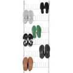 Multilayer U Door Home Display Rack For Shoes Storage 18 Pair Knock Down for sale