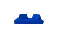 China Micro Suede Children'S Climbing Configurable Play Couch OEM ODM OBM supplier