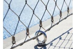 China Anti  Alkali Architectural Wire Mesh With Stainless Steel Cable 2.0mm supplier