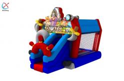 China Commercial Inflatable Combos Pirate Inflatable Bouncy House With Slide For Kids supplier