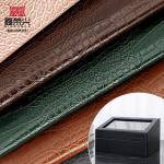 China Pvc Bamboo Grain Artificial Synthetic Leather Wallet Box Shoes Ntoebook Faux Leather Fabric for sale