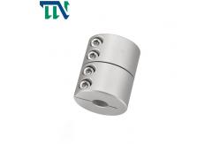 China 2 Two-Piece Clamp-On Rigid Shaft Coupling With Keyway 50X55mm supplier