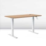1.2M Office Height Adjustable Desk Manual Lifting Standing Table for sale