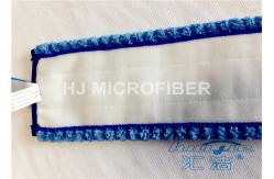 China Blue Non-Woven Microfiber Dust Mop / Wet Floor Mop 80% Polyester supplier