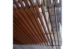 China Droplet Shape Aluminium Alloy Profile Cladding Metal Suspended False Ceiling Panel supplier