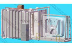 China Large Capacity Innovative Custom PVD Machine Cubic Vacuum Metallizer For Automotive Logos supplier