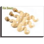 Russian Human Hair 6A Grade Virgin Hair Extension Body Wave , No Knots For Beauty for sale