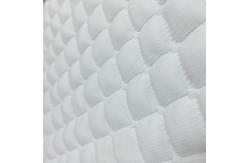 China 99% Recycled Polyester Material Fabric Air Layer Soft Fabric Jacquard Plain Style supplier