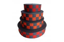 China Double Sided Recycled Polyester Webbing 30mm Jacquard Sofa Elastic Webbing supplier