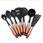 7Pcs Silicone Cooking Utensil Set Non Stick Heat Resistant Spoon And Utensils for sale