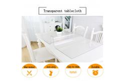 China Durable Waterproof  Manteles PVC Table Cloth Transparent material supplier