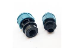 China Quick Connect Pipe PP Compression Fitting Male Thread Adaptor High Hardness supplier