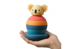 China Customizable Educational Silicone Stacking Blocks Match Stacks Game Blocks Montessori Toys supplier