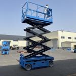 8m 10m 12m Lifting Height Electric Mobile Scissor Lift For Aerial Work for sale