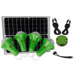 6-35 Hours 4pcs*3W Portable Solar Bulbs For Power Shortage Areas for sale