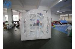 China Hot Air Welding Large Inflatable Snow Globe / Custom Christmas Ornaments supplier