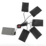 5V 9.5W Battery Operated Heating Pad With Electric Heating Fiber 1.85A Output Power for sale