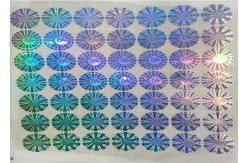 China PET Security Anti Fake Label Sticker Multichannel Hologram Code Printing With Logo supplier