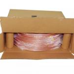 ASTM C12200 Bright Copper Tube Pipe Coil 150mm For Refrigeration Equipment for sale