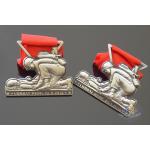 Custom 3D Race Running Awards With 864*38mm Red Ribbon Personalized