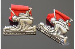 China Custom 3D Race Running Awards With 864*38mm Red Ribbon Personalized supplier