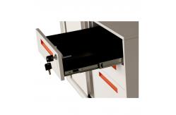 China Electrostatic Metal Mobile Pedestal Storage Cabinets With Adjustable Shelves supplier