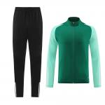 Green Football Training Tracksuit AJ07 Jacket Set for sale