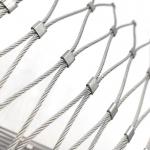 Durable Knotted Stainless Steel Wire Rope Mesh 1mm-3mm for sale