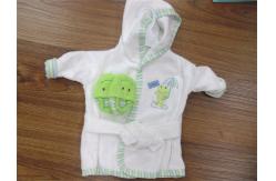 China 100% Cotton Custom Bath Robe with Hood for baby Unisex supplier
