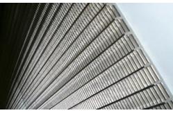 China V Shaped Opening Wedge Wire Strainer Sieve Tube Resist Compression supplier