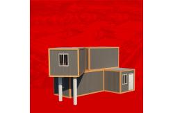 China Expandable Container House Expandable Container Villa With Steel Frame And Insulated Wall Panel supplier