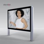 Pole Mount IP55 100w Light Box Advertising Displays Static Backlit Billboard for sale