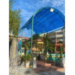 UV-Protected Polycarbonate Hollow Sheet Canopy for Durable Roofing Solutions