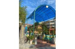 China UV-Protected Polycarbonate Hollow Sheet Canopy for Durable Roofing Solutions supplier